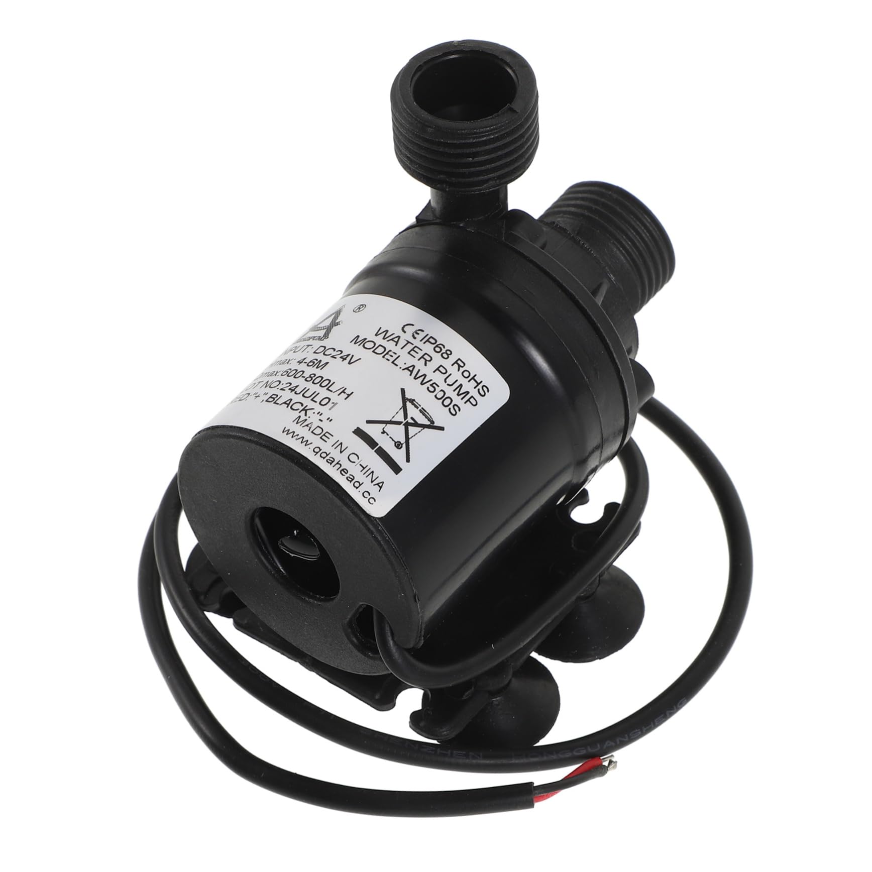 Schwarze Kleiner Tauchpumpe 4/4-zoll Gewinde Hochdruckwasserpumpe