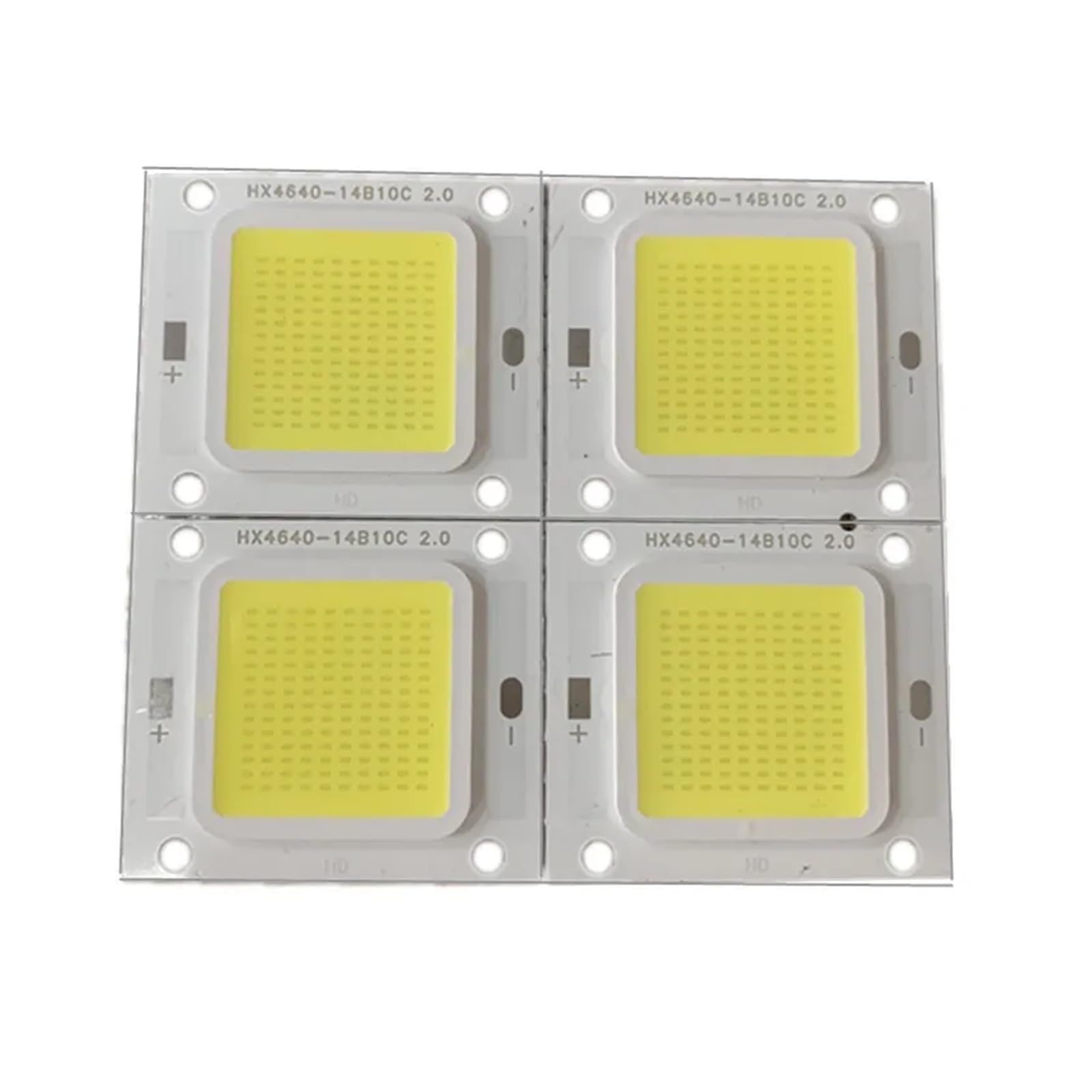 4 lámparas LED COB de alta potencia y máxima potencia 4640 de 70 W, bombilla blanca cálida de 10 000 LM for reflector(Cold White)