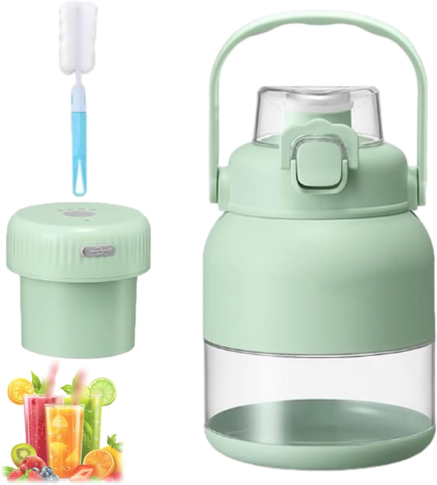 Segregatei/Twinktle Electric Citrus Juicer, Geoet Electric Juicers, With Straw and Two Lids, Portable Blender Cup, Multifunctional Large-Capacity Wireless Blenders, Fruit Squeezer