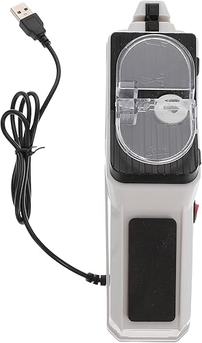 Cabilock Afilador eléctrico de piedra de afilar herramienta eléctrica, tijeras eléctricas, afilador de tijera, afilador profesional herramienta de