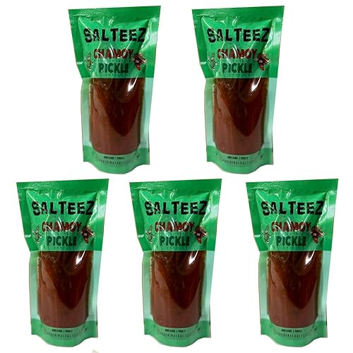 Salteez Chamoy Pickle - Paquete de 5