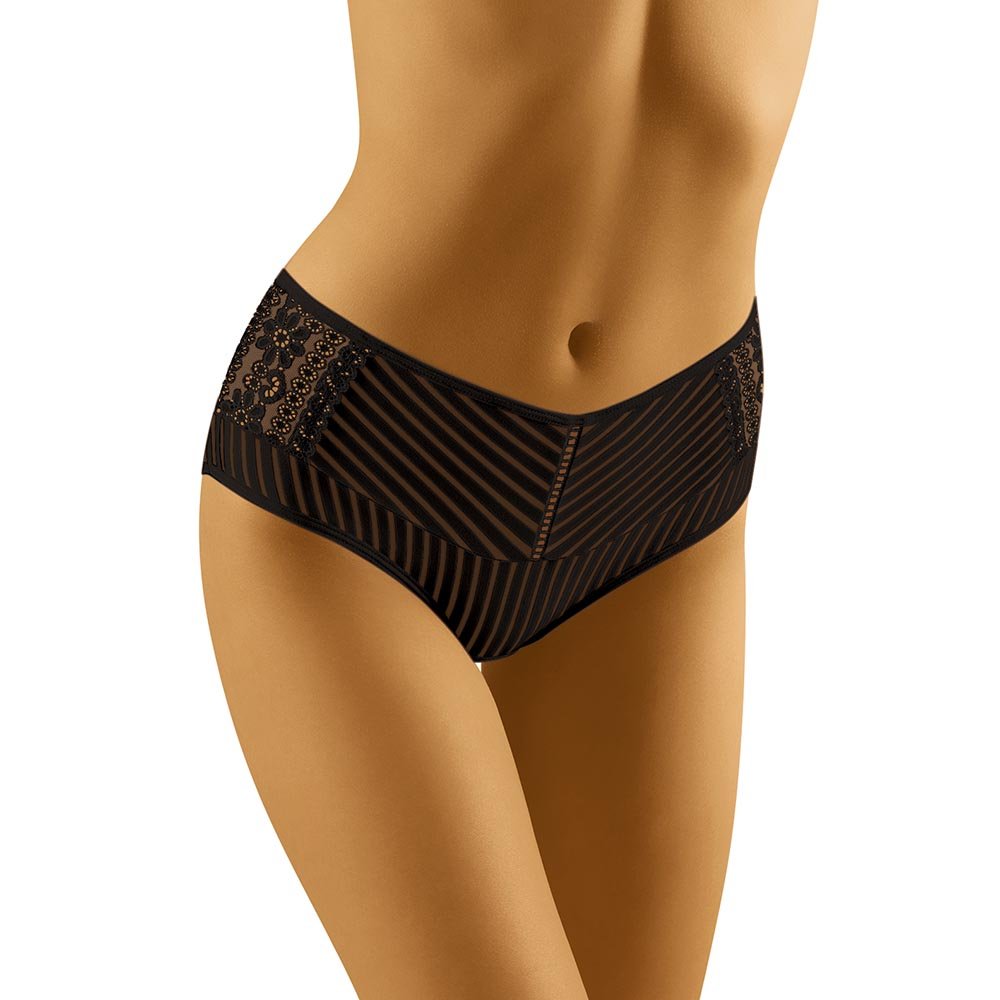 Wolbar Women's Black Briefs Wb52, ,M