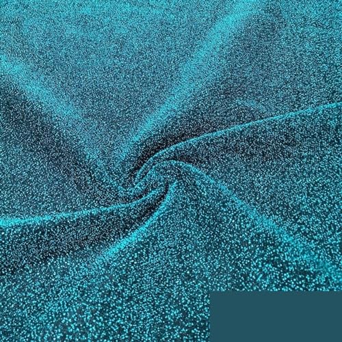 Tissu pailleté haute couture en polyester métallisé multicolore de 105 g/m²