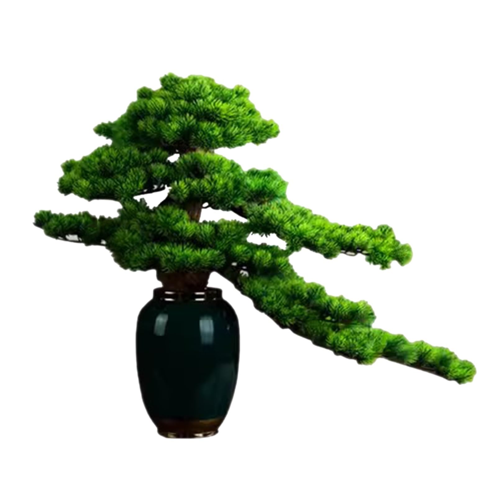 AYCDL Artificial Tree Indoor Desktop Green Plant Simulation Living Room Pine Home Plant Bonsai Decoration Porch Fake Tree Decorations Fake Tree,A