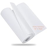 New brothread Sticky Self-Adhesive Tear Away Embroidery Stabilizer Backing 12' x 10 Yd roll - Medium...