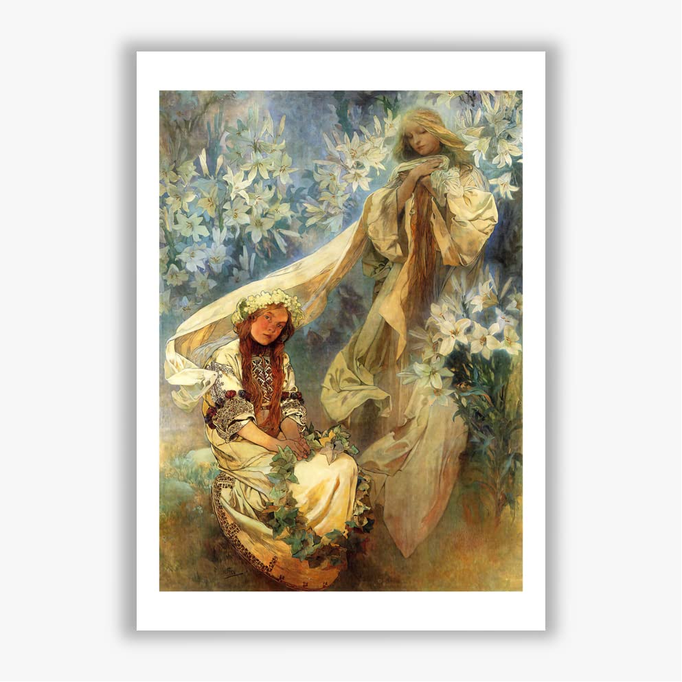 Impression murale Alphonse Mucha grand format pour habiller un mur vide