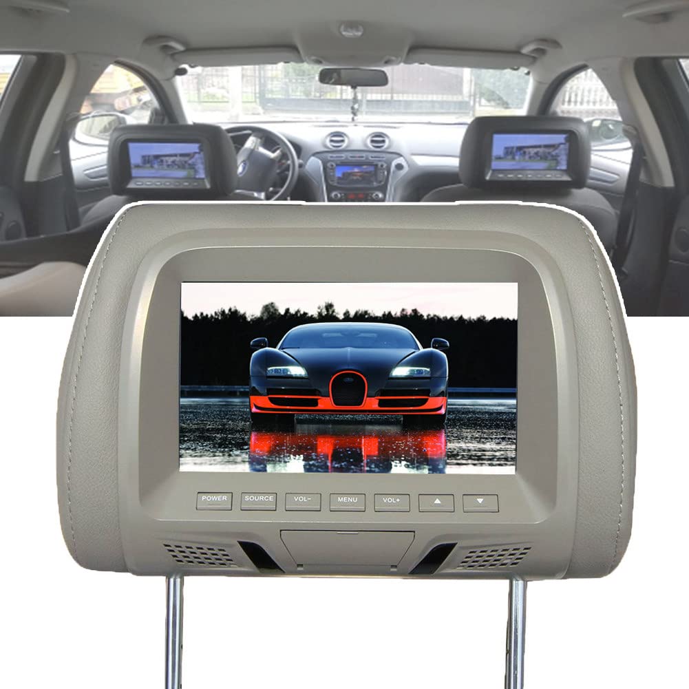 Amazon.co.jp: 7 インチ車用ヘッドレスト モニター、Av/mp5