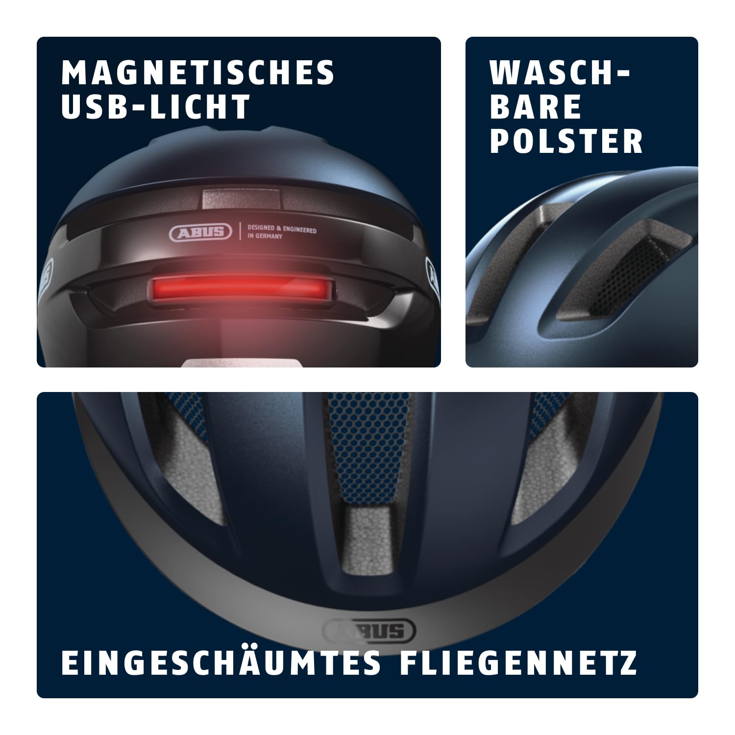 ABUS Fahrradhelm Purl-Y ACE LED-Licht NTA-Schutzhelm E-Bike S-Pedelec Erwachsene Jugendliche