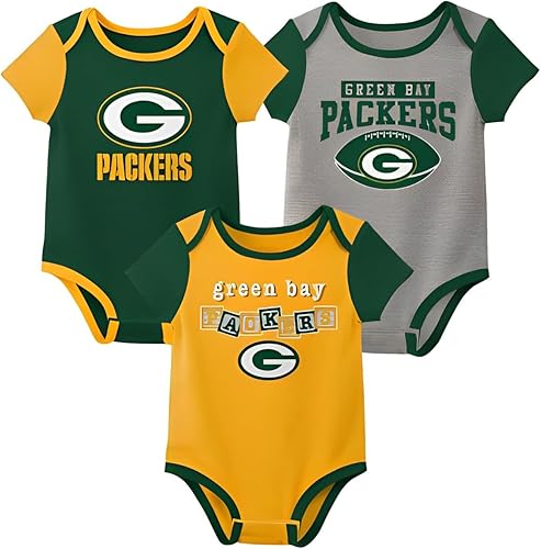 Miniatura 8 de Outerstuff NFL - Enterizo de 3 piezas para recién nacidos, con bloques de construcción