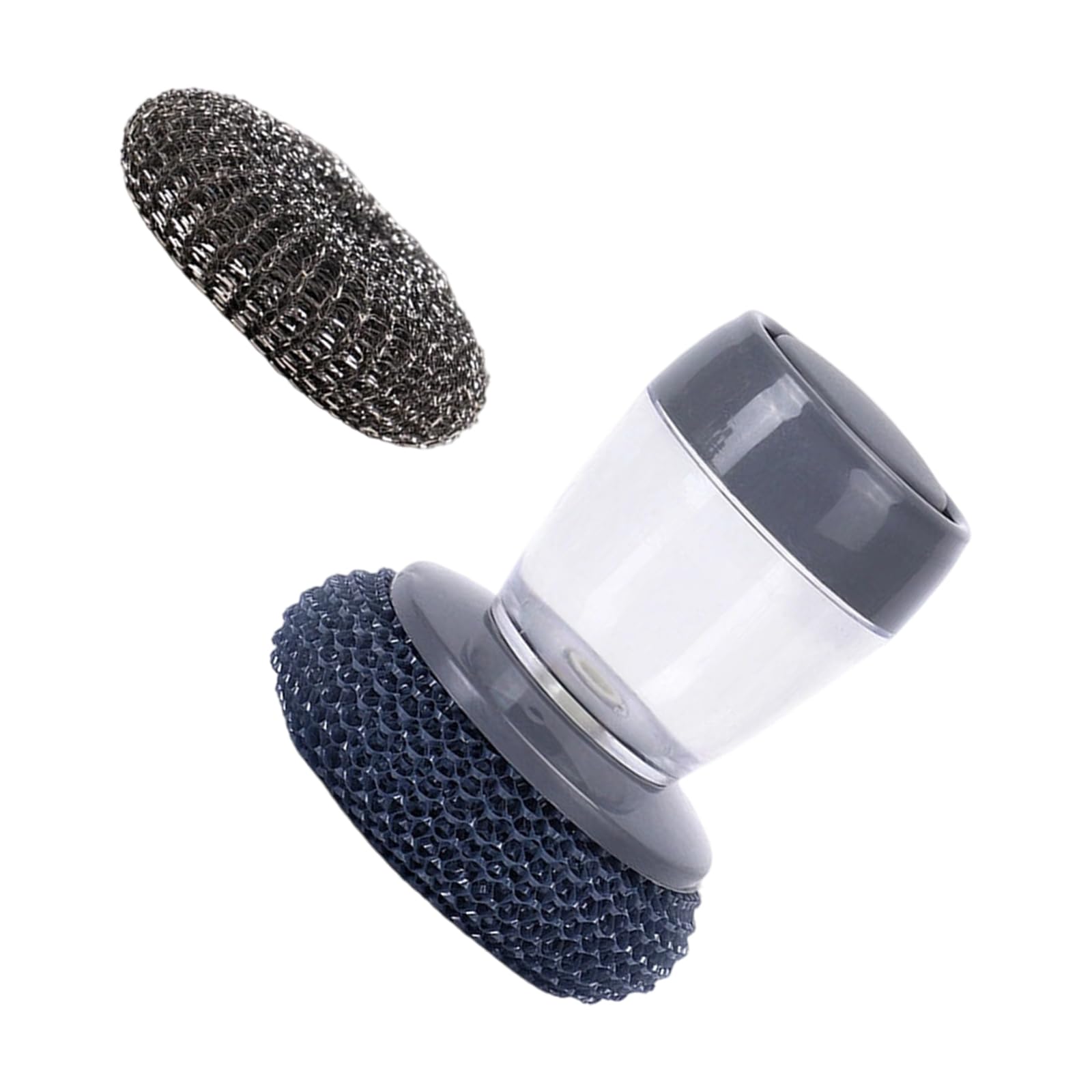 Automatic Soap Dispenser Cleaning Brush for Effective Use on Pots, Pans, and Sinks Kitchen Scrubber Refillable