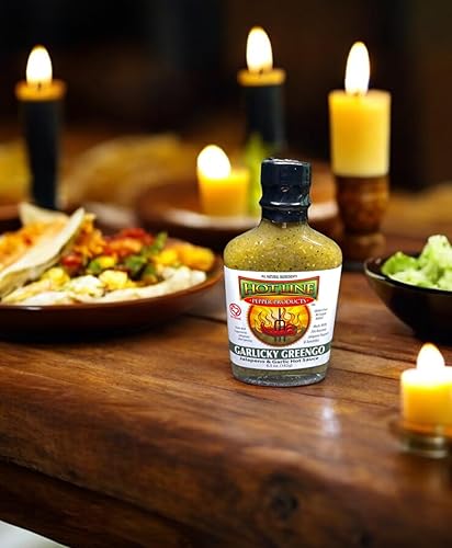 Miniatura 4 de HOT LINE PEPPER PRODUCTS Salsa Garlicky Greengo, 6.5 OZ
