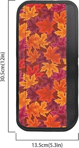 Miniatura 7 de Juego de 4 manijas de puerta de refrigerador con diseño de hojas de arce otoñal, juego de 4 manijas de decoración para electrodomésticos de cocina,