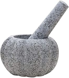 Gajyfcl DE24 Rustic Granite Herb Grinder