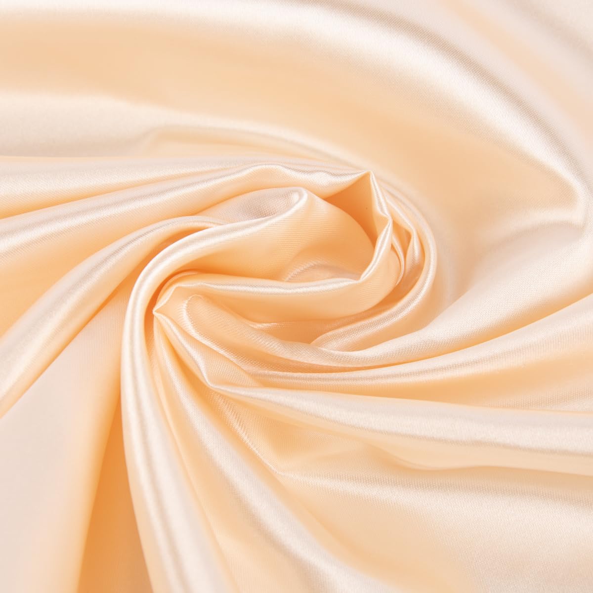 Creativity Fabric Sold by the Metre Satin Fabric Plain Beige 145 cm