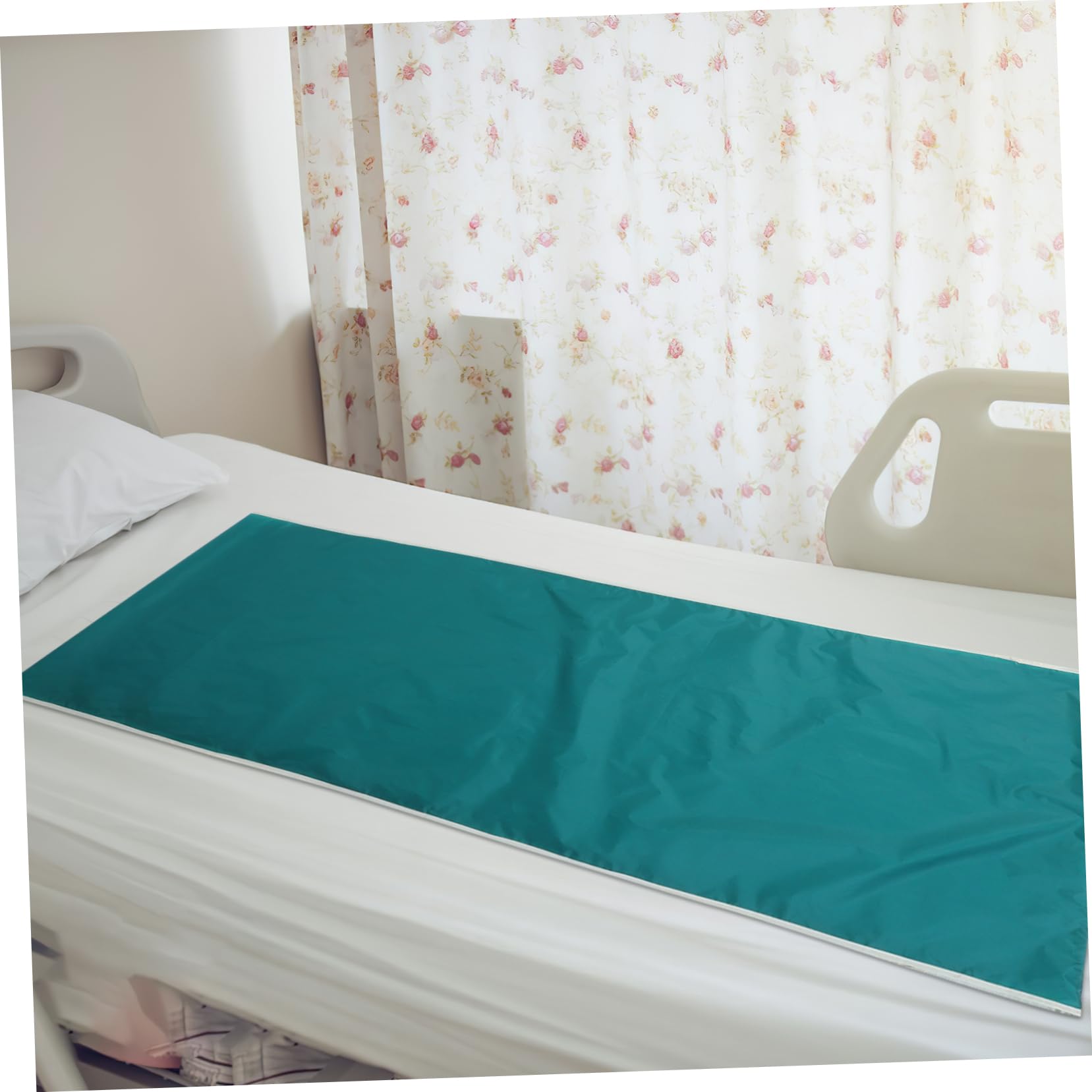 Coperta di Trasferimento Pazienti Costretti a Letto 180x75 Cm Panno Scorrevole Rivestimento Silicone per Rotazione e Riposizionamento Assistenza Anziani Allettati