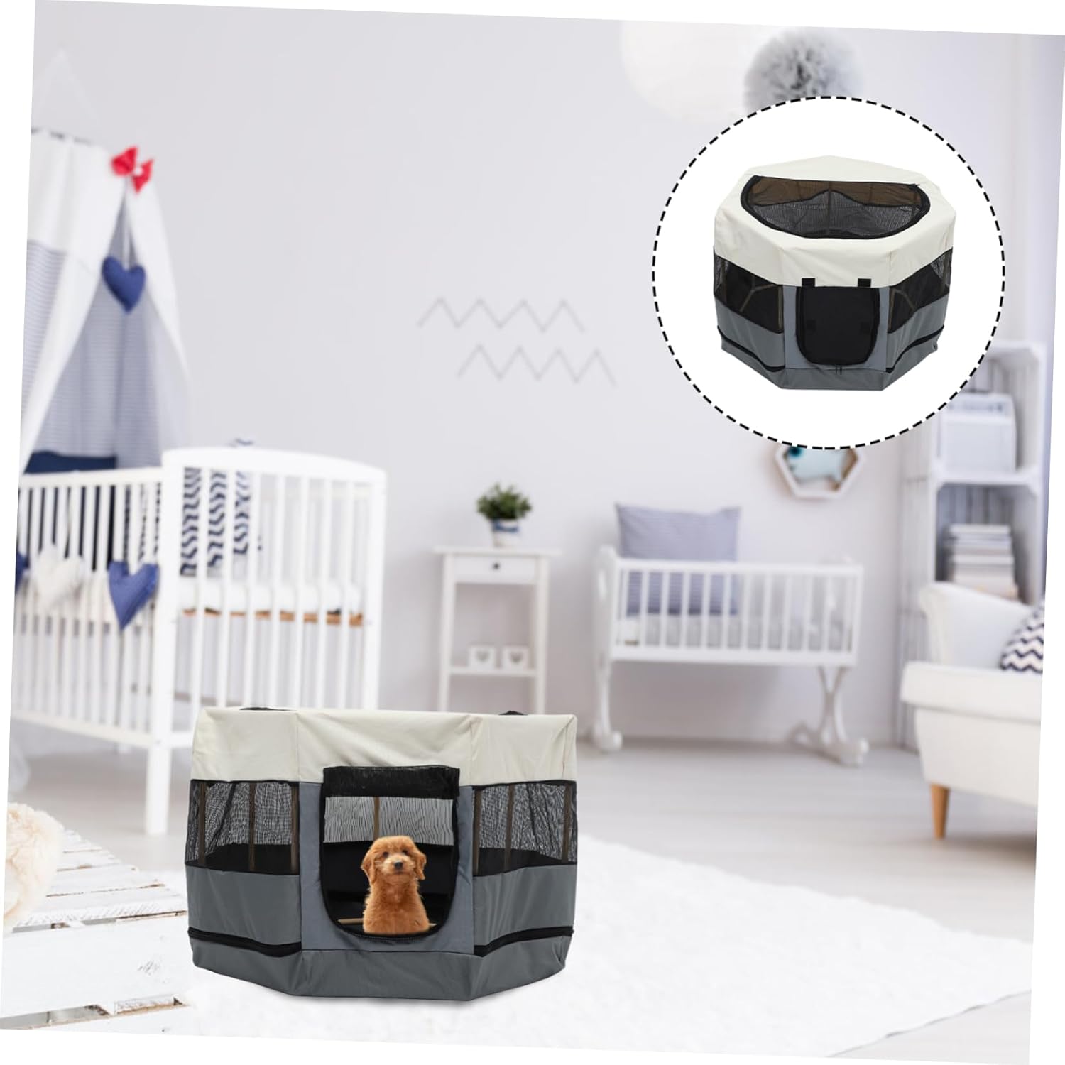 BESPORTBLE Cat Condo Cat Playpen Kitten Playpen Portable Dog Fence Wear-Resistant Pet
