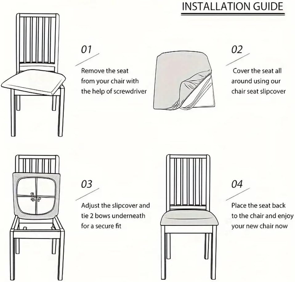 Dining Room Chair Cover Seat Covers Spandex 13solid Colors Removable Washable Elastic Cushion Covers for Home Hotel,Dark