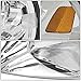 DNA MOTORING Pair Headlight Assembly Compatible With 99-00 Honda Civic, Chrome/Amber, HL-OH-HC99-CH-AM