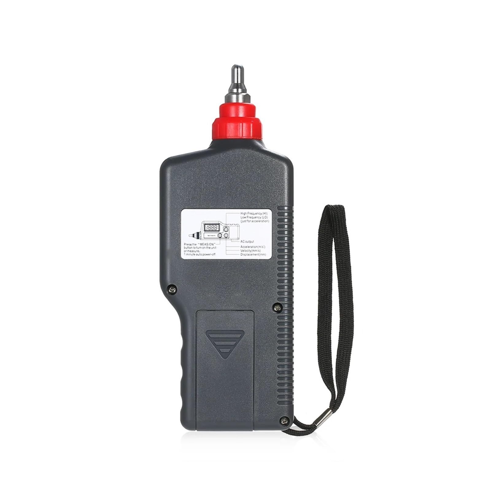 Analizador de vibraciones, Medidor de vibración digital portátil con pantalla LCD Analizador Probador salida CA Aceleración/velocidad