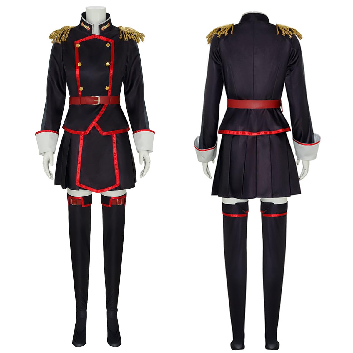 魔都精兵のスレイブ 羽前京香 コスプレフルセット ウィッグ付き Amazon.co.jp: [CHIASA] コスプレ衣装 魔都精兵のスレイブ 羽前