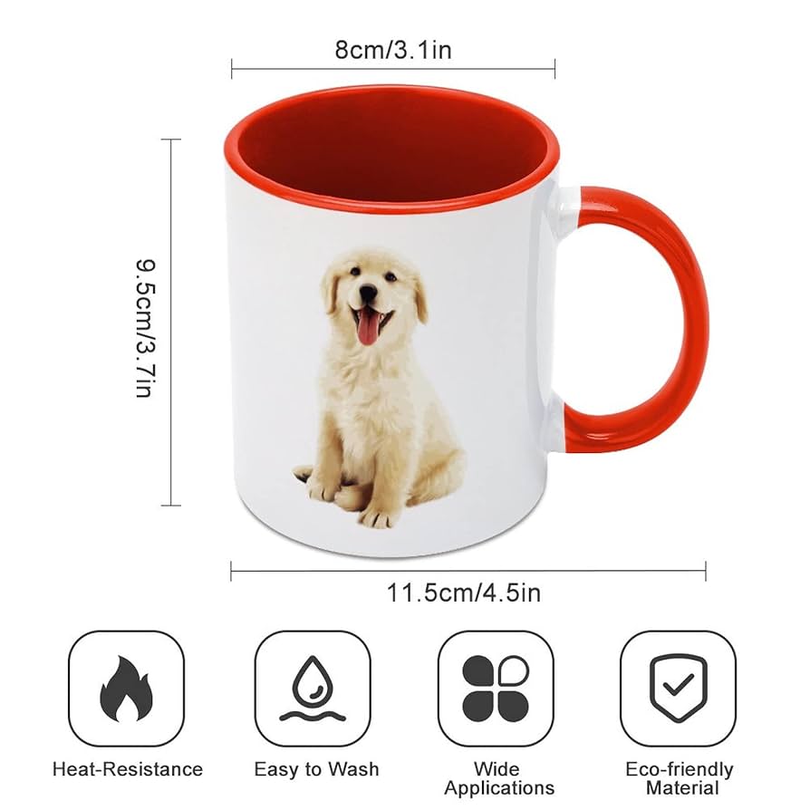 犬柄　マグカップ Amazon.co.jp: マグカップ チワワ柄 犬 (5) コーヒーカップ