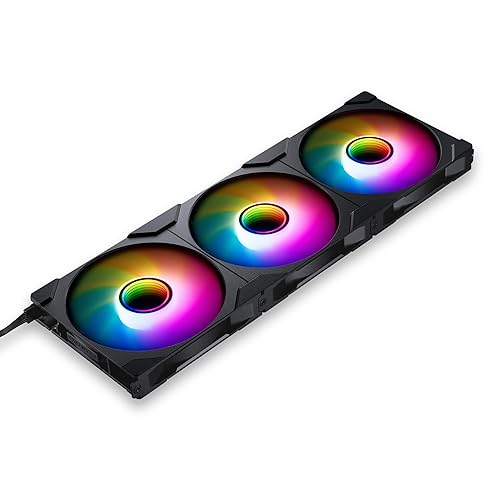 Phanteks M25 Gen2 140mm DRGB Reverse Airflow PWM Triple Fan Pack- Black