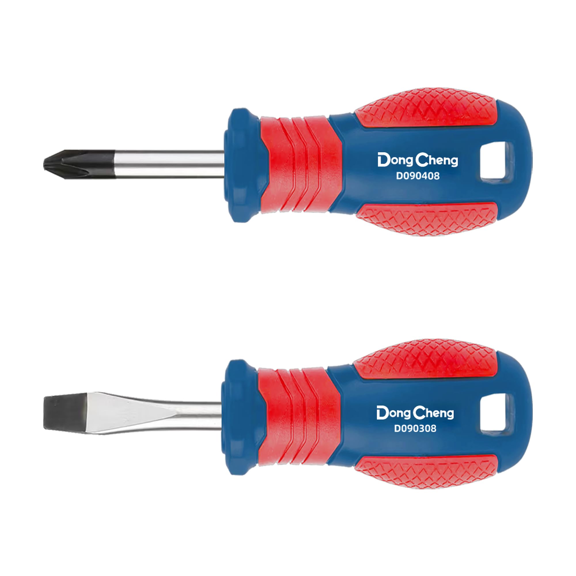 Dong Cheng Screwdriver Combo Set — Phillips PH2×38mm + Slotted 6×38mm | CR-V Heat-Treated Magnetic Tip | Electroplated Anti-Rust | Family-Designed Handle-image-31