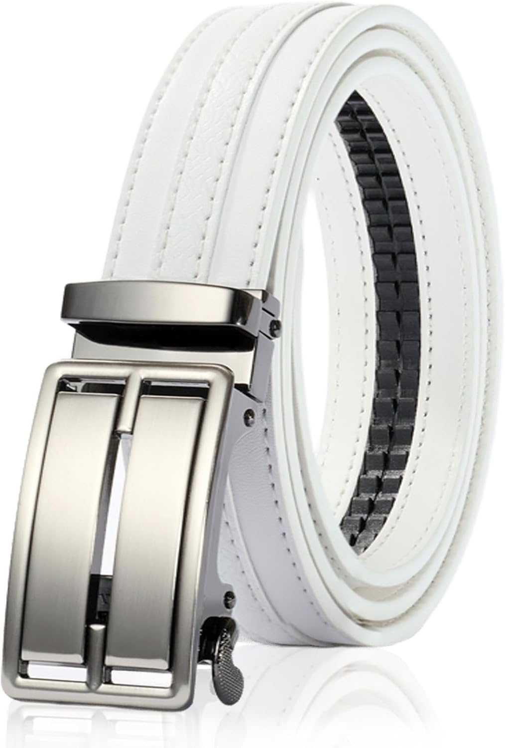 BG メタリックバックル ゴルフベルト ホワイト BG メタリックバックル