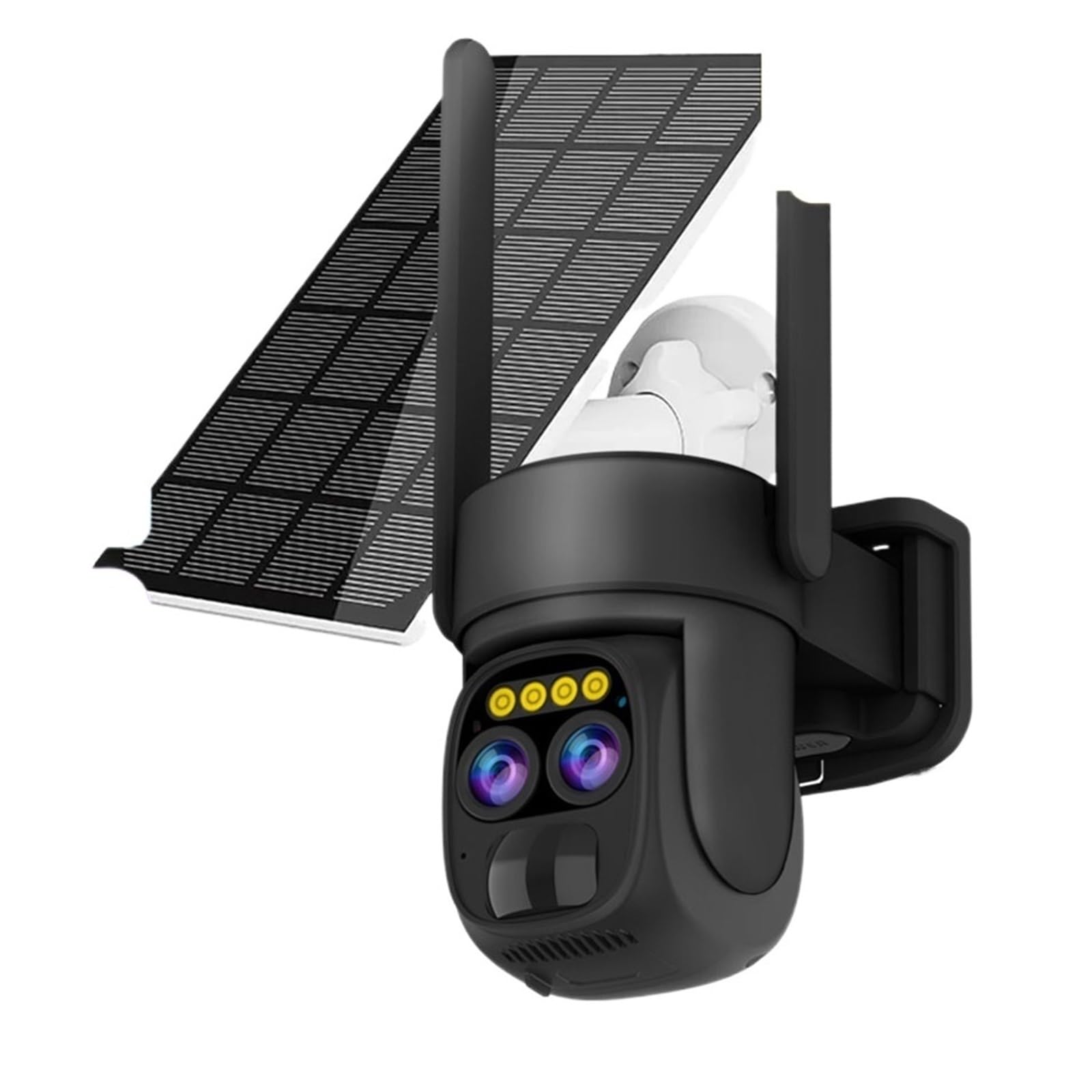 JVDDI Dual Lens 10X Zoom PTZ 8MP Security Solar WIFI Camera Two Way Audio PIR Outdoor Waterproof CCTV Surveillance Wireless IP Camera(8MP NO SD Card)