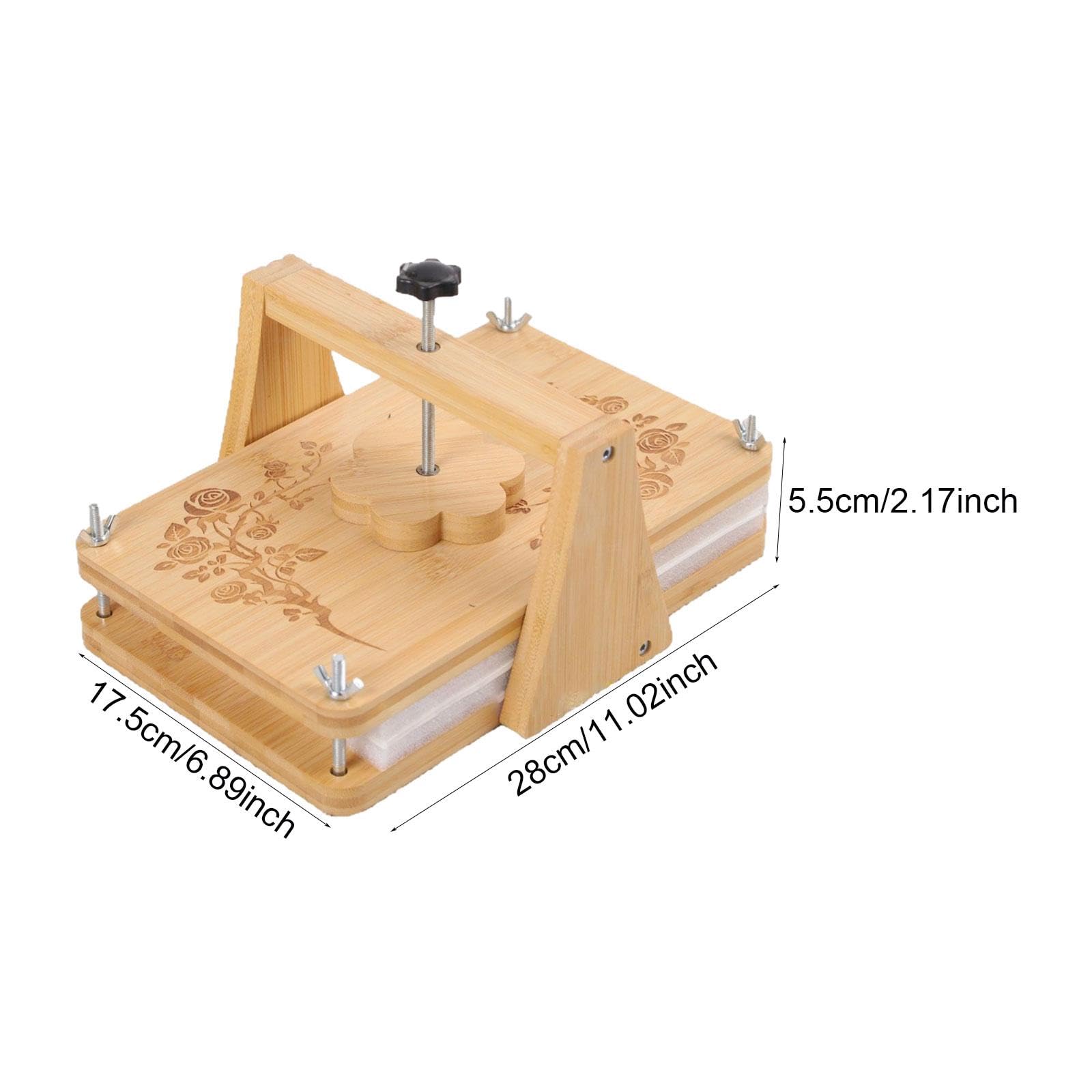 Set di Presse per Fiori in Legno con Struttura di Montaggio Rotante E Stabile.
