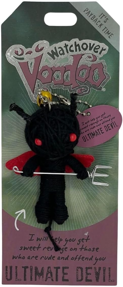 Watchover Voodoo 3-Inch Ultimate Devil Keychain - Handcrafted Gift to Bring Good Luck and Positivity Everywhere You Go