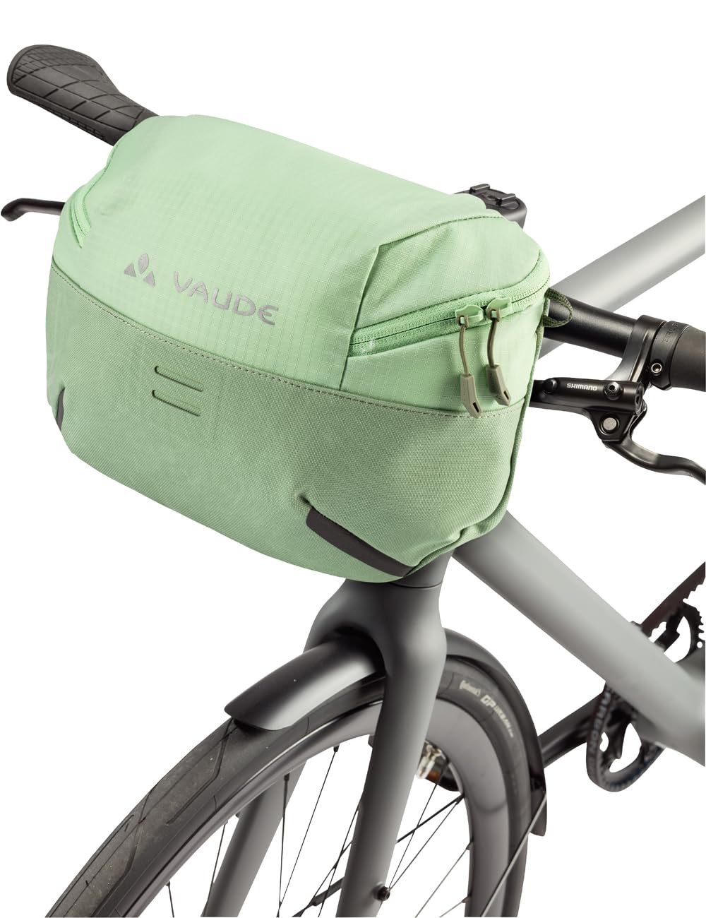 VAUDE Fahrrad 2in1 Lenkertasche & Umhängetasche CityBox Bike II, 4 Liter Volumen, Aloe Vera, Einheitsgröße Sport & Freizeit