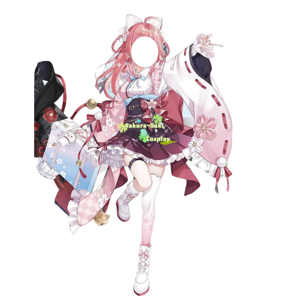 Amazon.co.jp: VTuber さくらみこ ホロツリ春風花舞 コスプレ