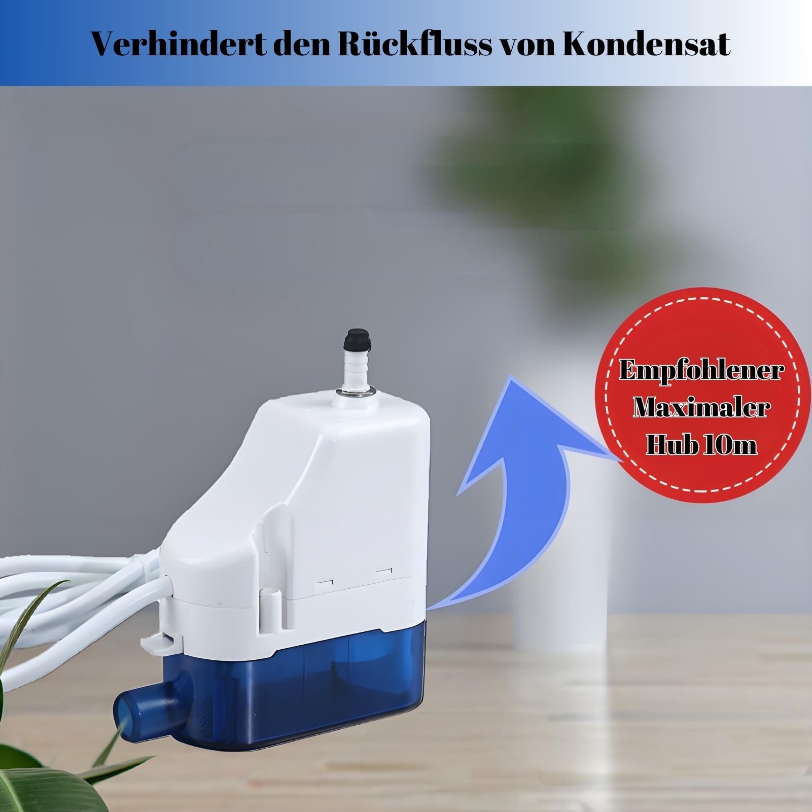 RS-24C Automatische Ablaufpumpe für Klimaanlagen, Kondensathebepumpe, Hängende Einheit, Deckeneinheit, Spuleneinheitspumpe, 100–230 V