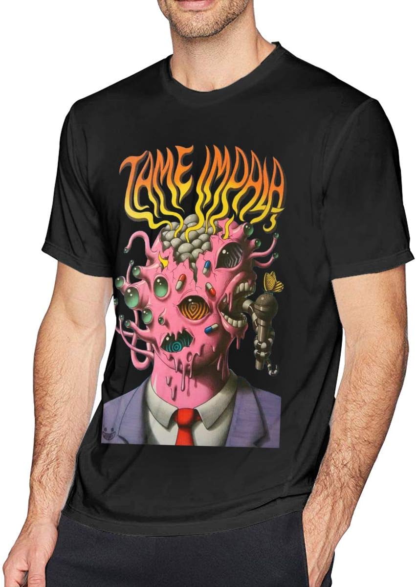 Man's Tops Tame Impala Breathable Short Sleeve T Shirt