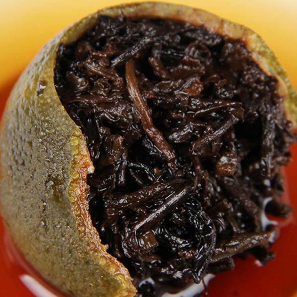 Té Premium Xiaoqinggan Pu-erh 17.64oz | Cáscara De Mandarina Y Pu-erh Maduro, Añejado 8 Años, Set De Regalo De 500g (250g * 2)