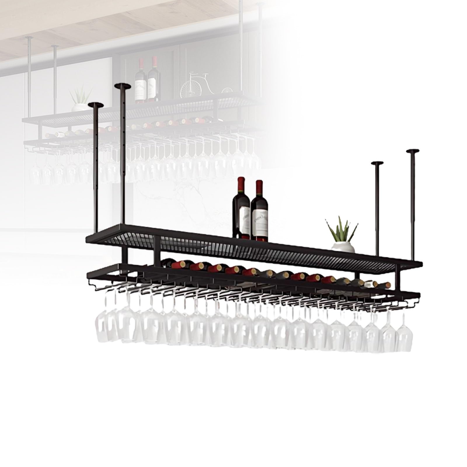 Porte-verres de style rustique de haute qualité pour intérieur élégant