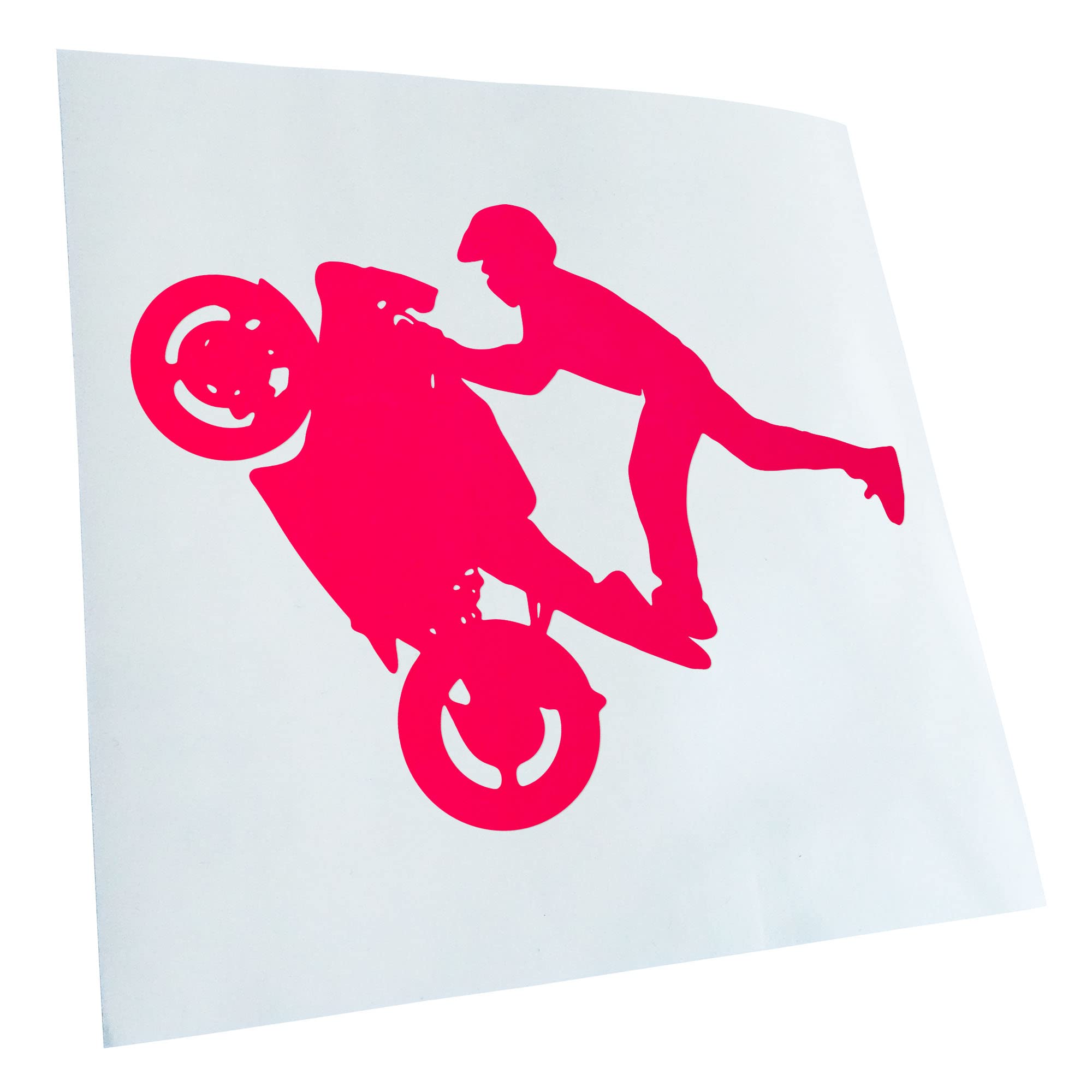 Kiwistar - Adesiva per Auto - Neozelandese Schema, Rosa Fluo - Scritte