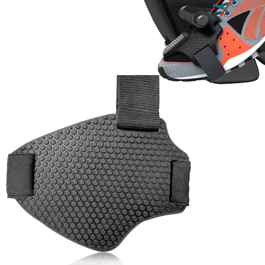 Bold Byte Anti-Slip Motorcycle Gear Shift Shoe Protector | Gear Shift Shoe Pad for Bike Riders, Adjustable Anti-Skid Rubber Protector for Boots, Running Shoes, and Formal Shoes Bike Accessories