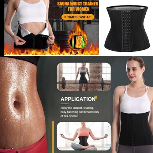 Waist Trainer For Women Corset Belt Under Clothes Sport Tummy Body Shaper Girdle Trimmer 3 Hooks (Xxx-Large) #TOP5