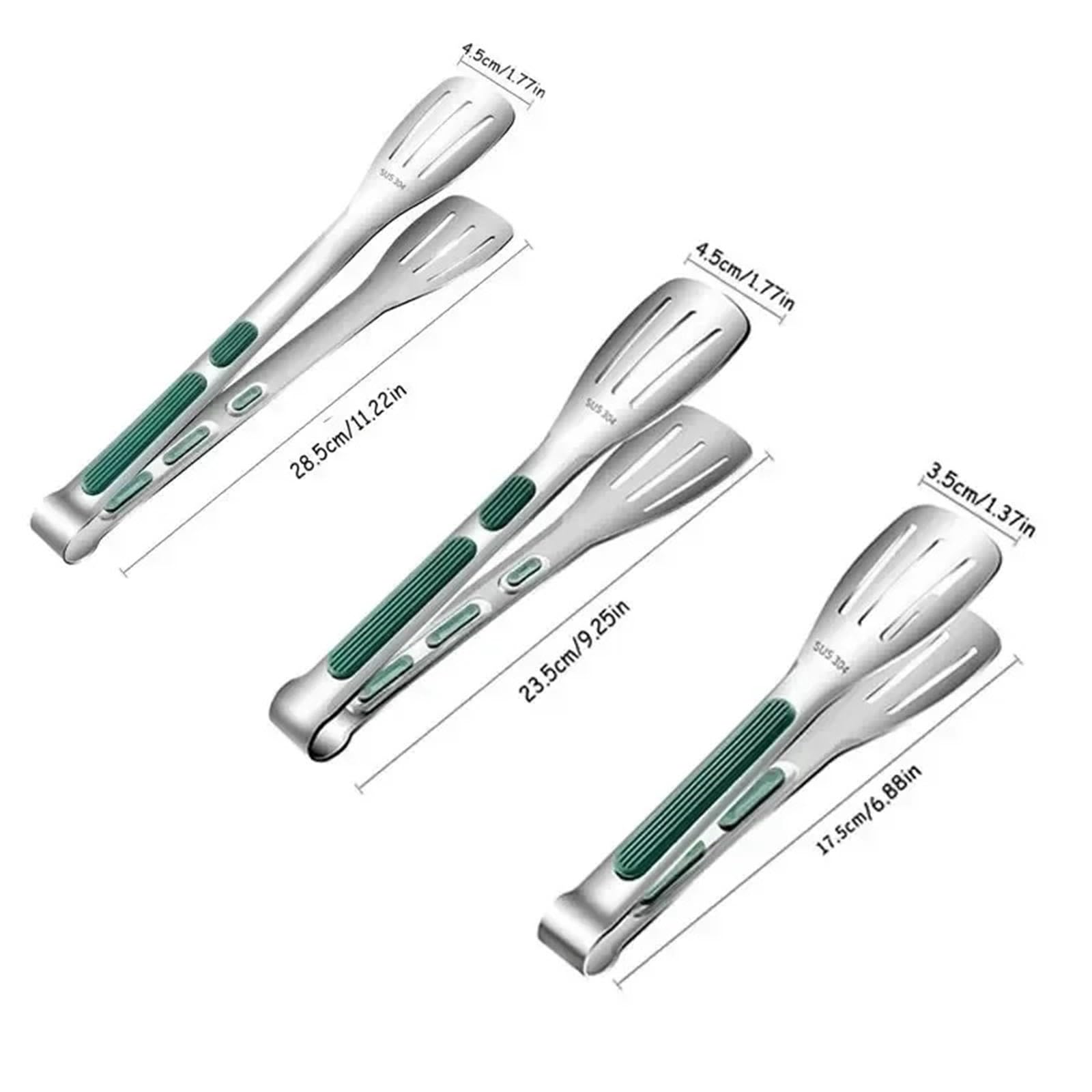 Pinze Da Cucina 3 unids/set antideslizante de acero inoxidable pinzas for alimentos carne ensalada pan Clip barbacoa parrilla Buffet abrazadera herramientas de cocina accesorios de cocina Para Cocina