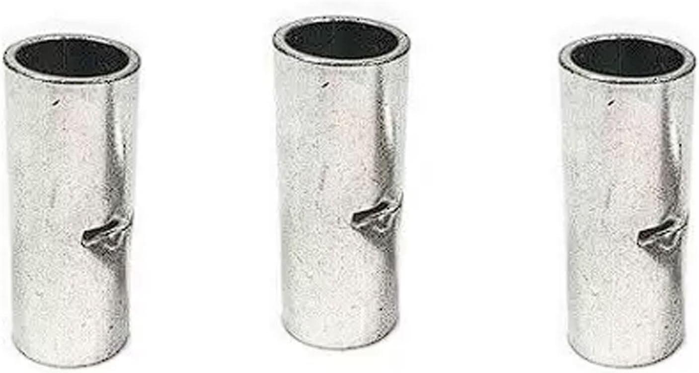 200-Pack Intermediate Bare Joint Cold-Pressed Terminals, BN Series Tin-Plated Copper, for 0.75-10mm² Wire Connections