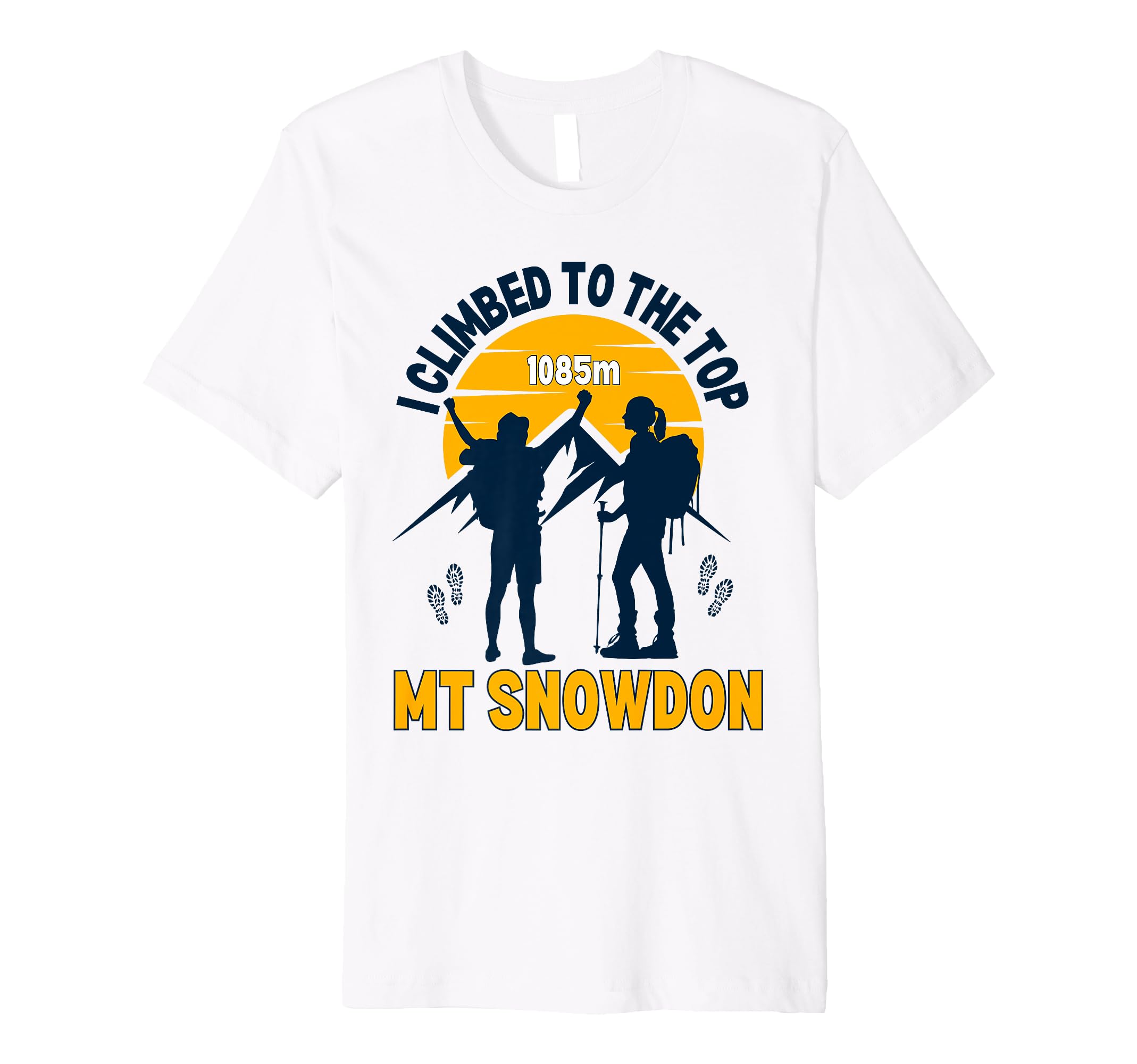 Snowdon Mountain Climbing Snowdonia National ParkMount Snowdon Mountain Climb Achievement Premium T-Shirt