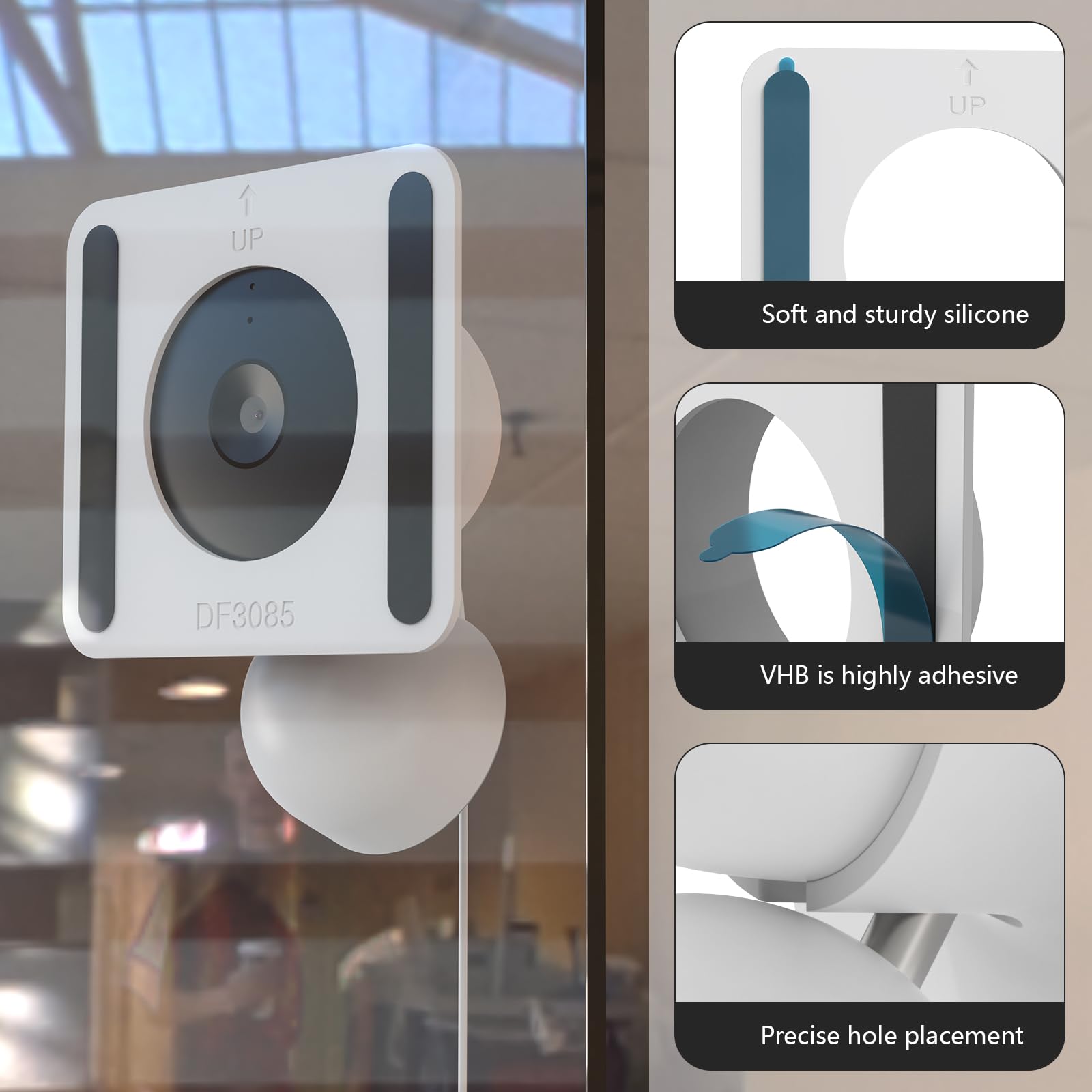 Amazon.co.jp: TIUIHU シリコンカバー Google Nest Cam Indoor(有線