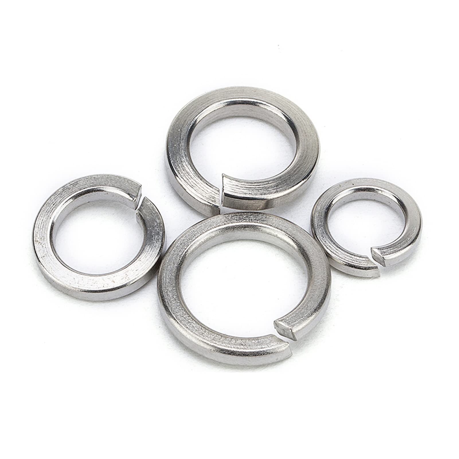 AMZSKU 100 rondelle grandi M8 DIN 9021/ISO 7093, standard, acciaio inox A2, V2A, rondelle