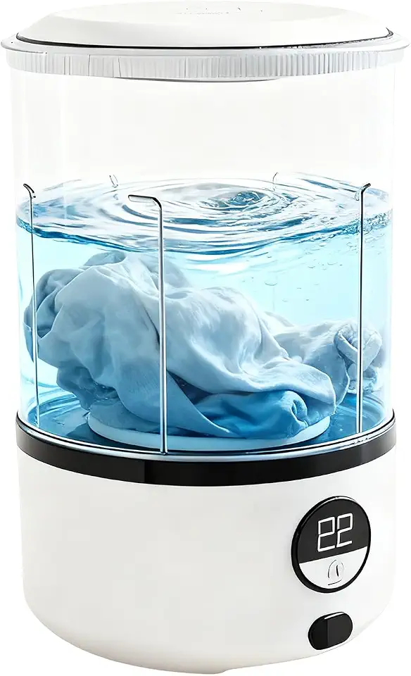Portable Washing Machine Rechargeable 2-Mode Cleaning