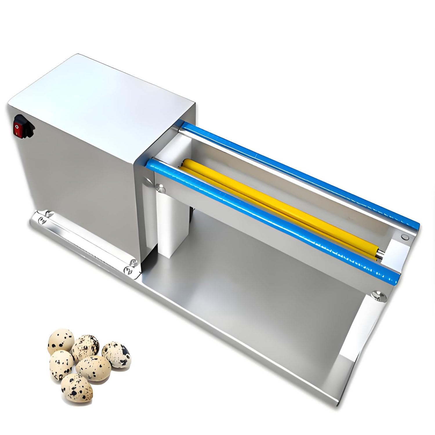 Elektrische Wachteleierschälmaschine, 25 kg/h, für das Schälen und Einlegen von Eiern in großen Mengen, für Kleinbauernhöfe, Restaurants, lebensmittelechte Teile 220V