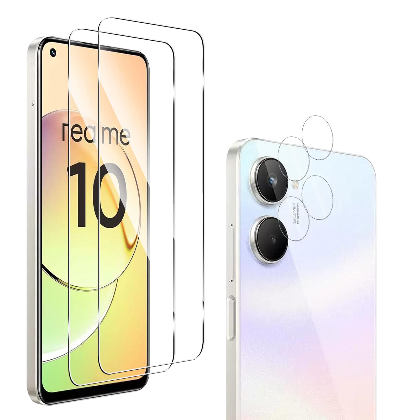 Supershieldz Paquete De 6 Protectores De Pantalla Diseñados Para LG Q6, Protector Transparente De Alta Definición (PET