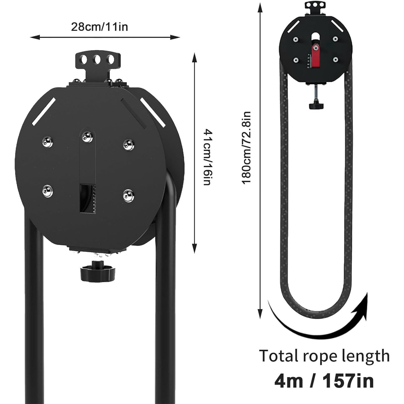 Entrenador De Cuerda Infinita, Entrenamiento De Fitness Con Cuerda De Tracción For Entrenam, Máquina De Poleas De Resistencia Ajustable, La Espalda y El Tronco，Mejora La Flexibilidad, La Coordinació