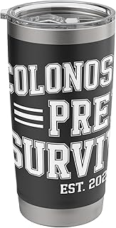 Funny 2025 Colonoscopy Prep Survivor Stainless Steel Insulated Tumbler